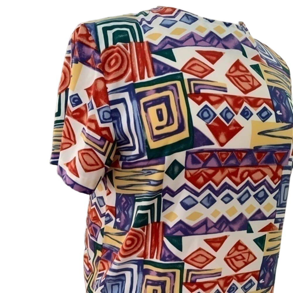 33 Dover St. Abstract print top with matching capris (free) with top purchase. - Picture 4 of 7